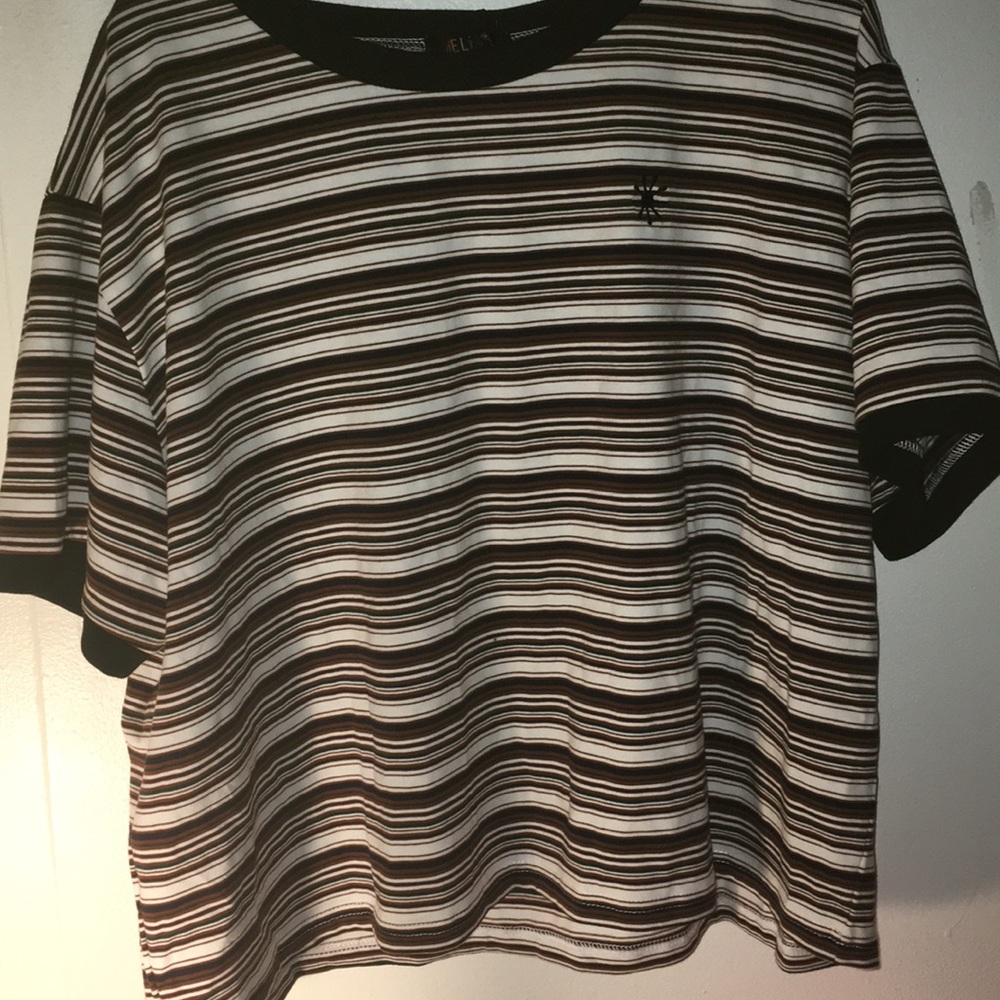 Cropped 3X Striped NWT Delia’s Shirt Dollskill